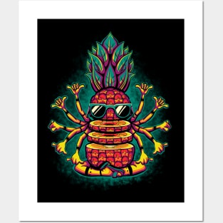 Pineapple Peace Posters and Art